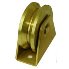 Sliding gate Y-groove gate wheel with double bearings